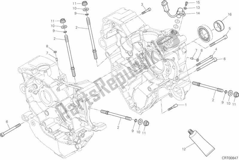 Wszystkie części do 10a - Para Pó? Korb Ducati Monster 1200 S Brasil 2020